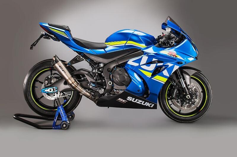 Pedane Regolabili Con Poggia Piedi Fissi per Suzuki Naturale